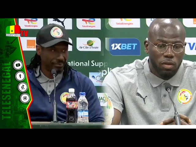 Question gênante d'un journaliste gambien : La réponse classe de Kalidou Koulibaly