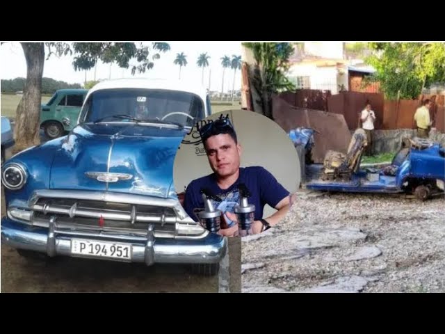 Encuentran desmantelado en San Miguel del Padrón Chevrolet Azul de cubano americano desaparecido