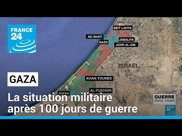 Gaza : la situation militaire et son impact après 100 jours de guerre • FRANCE 24