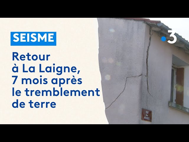 La Laigne, sept mois après le séisme