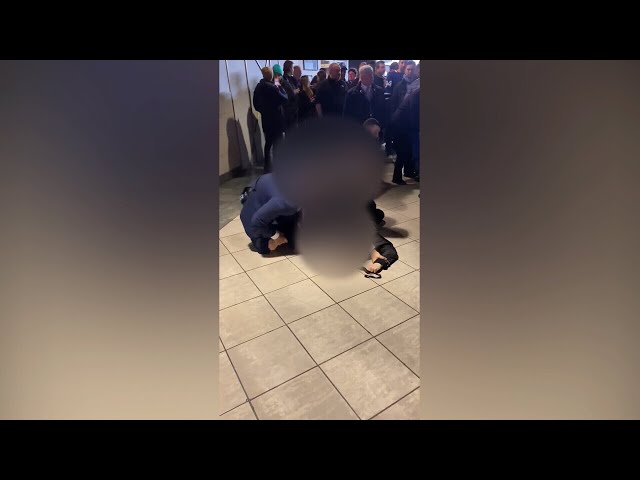 Man arrested after confrontation with patron, security guards at a Toronto Maple Leafs game