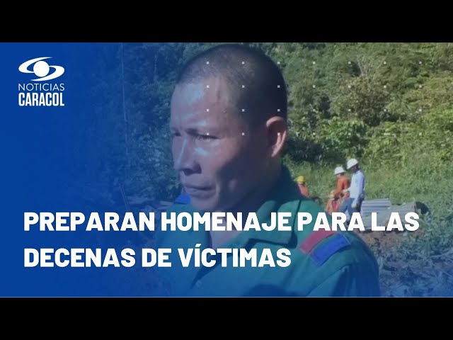 Jaime Oquí, el indígena héroe que busca a desaparecidos tras derrumbe en Chocó