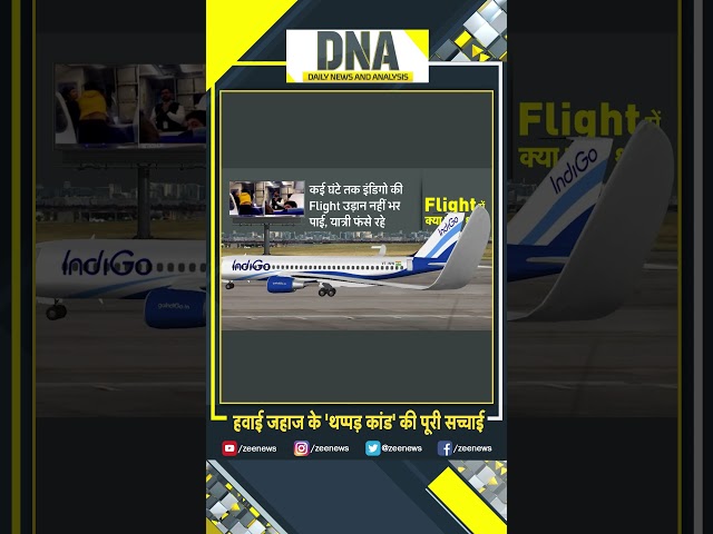 #shorts हवाई जहाज के 'थप्पड़ कांड' की पूरी सच्चाई #indigoflight #indigopilot #dna #flightde