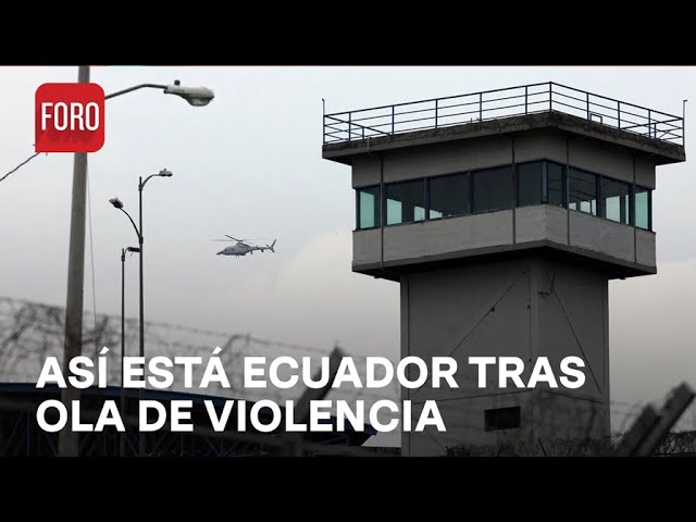 Ecuador regresa paulatinamente a la calma tras ola de violencia - Las Noticias