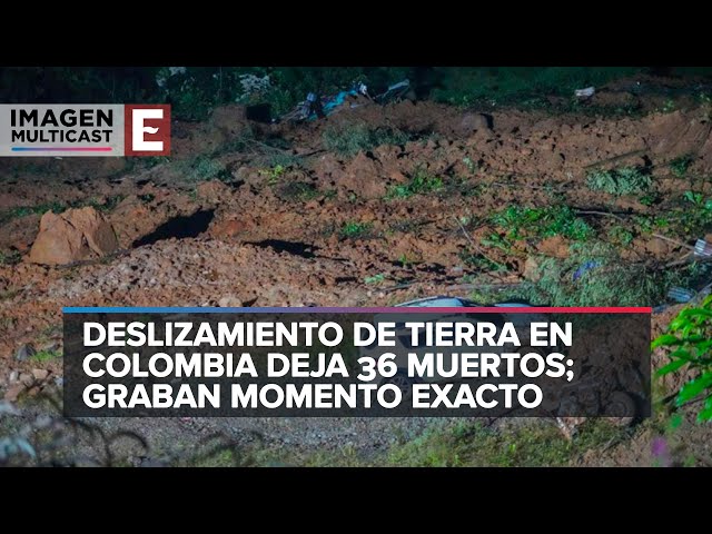 Deslizamiento de tierra en Colombia deja 36 muertos