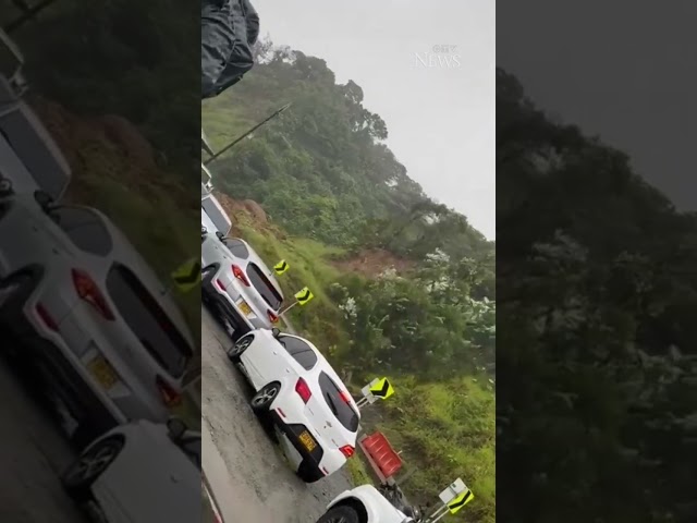 Video shows deadly landslide in Colombia