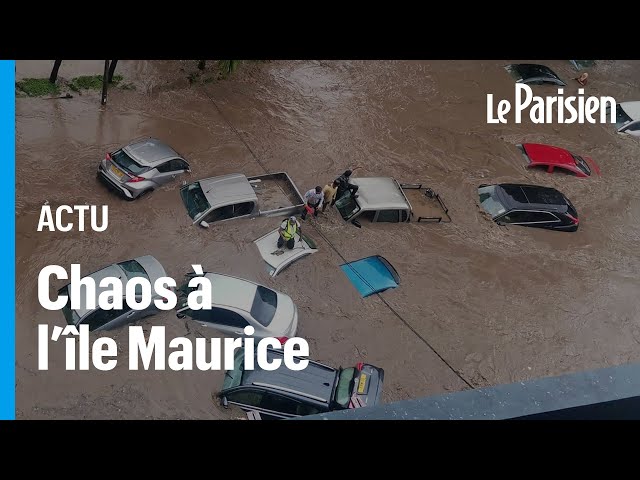 Voitures emportées, front de mer submergé... le cyclone Belal s'approche de l'île Maurice