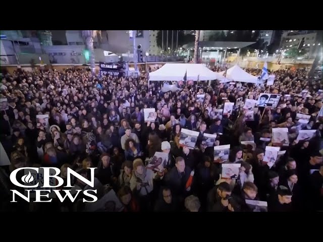 Huge Crowds Mobilize after 100 Days of War to Rally for 130  Israelis Still Held Hostage