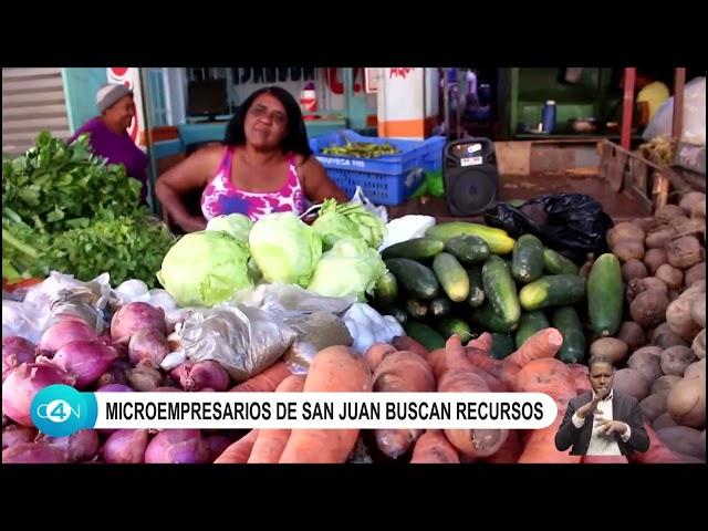 Microempresarios de San Juan buscan recursos