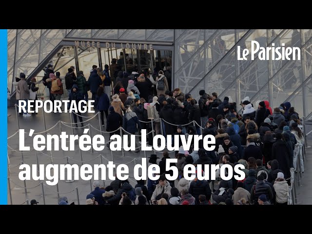 Malgré la nette hausse du billet d’entrée au Louvre, les touristes « prêts à payer le prix »