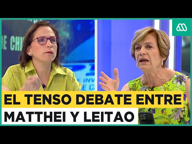 El tenso debate entre Matthei y Leitao: Alcaldesas discutieron por la delincuencia y las cárceles