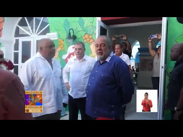 Primer ministro de Cuba inaugura obras sociales en Trinidad