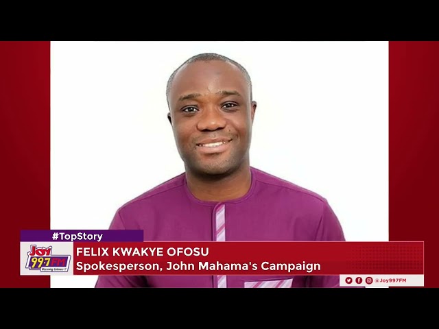 Freebies for Government officials to be cancelled if Mahama is elected. - Felix Ofosu Kwakye.