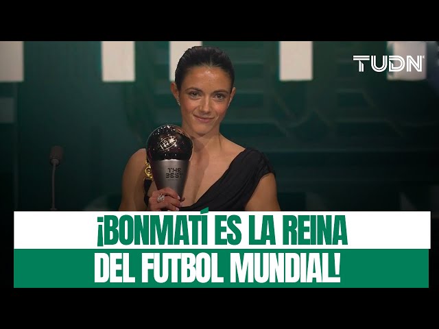 ¡SORPRESA! Bonmatí le gana el premio a Mejor Futbolista Femenina a Jenni Hermoso | TUDN