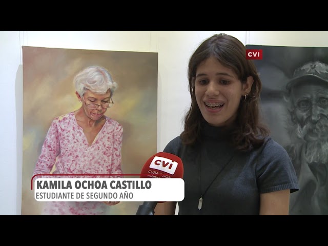 Inauguran la exposición “Homenaje” en la Escuela Nacional de Bellas Artes San Alejandro