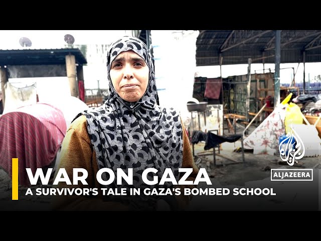 Hiba Ramadan: A survivor's tale in Gaza's bombed school