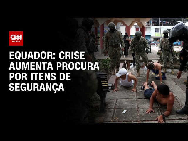 Equador: crise aumenta procura por itens de segurança | CNN PRIME TIME