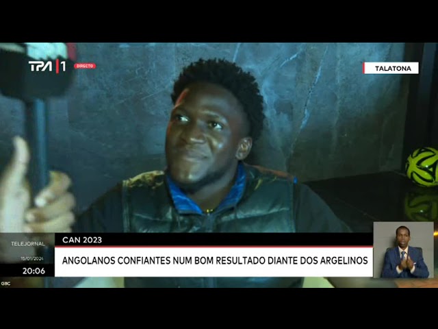 CAN 2023 - Angolanos confiantes num bom resultado diante dos argelinos