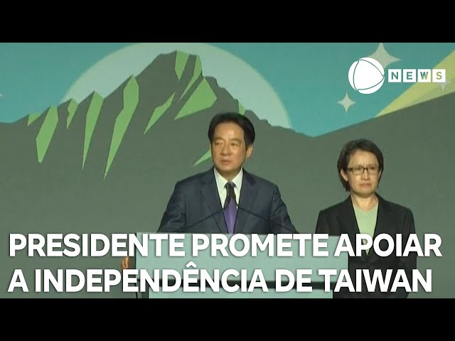 Presidente eleito em Taiwan promete defender a Independência