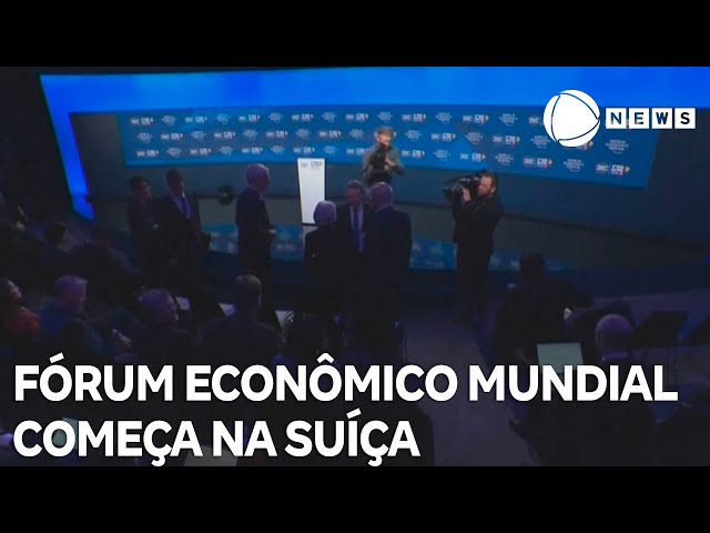 Fórum Econômico Mundial começa hoje na Suíça