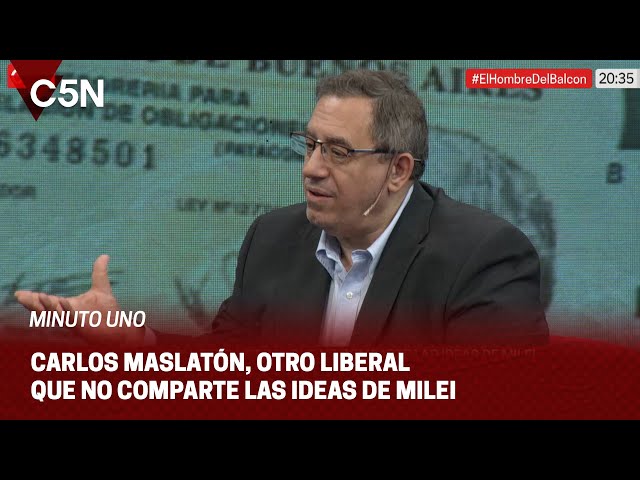 MASLATÓN: "Me hago CARGO, fue un ERROR APOYAR a MILEI"