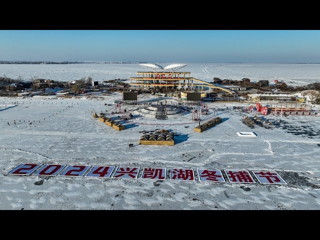 Live: Relish in the delight of a bountiful winter fishing season at NE China's Xingkai Lake