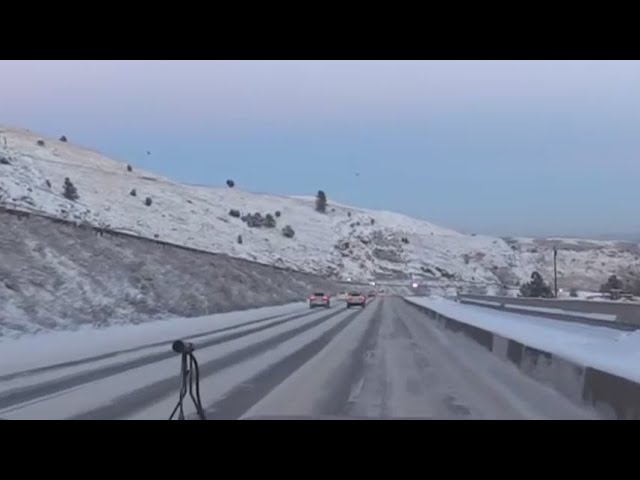 Colorado traffic: I-70 conditions near Genesee