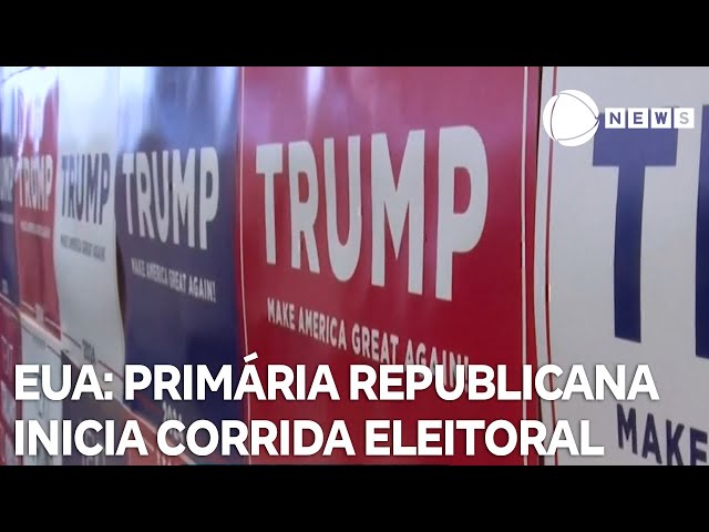 Primária republicana da início à corrida eleitoral nos EUA