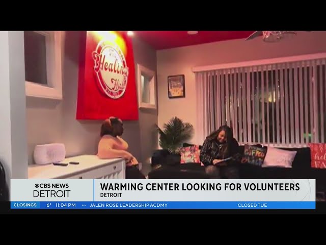 Detroit Heals Detroit needs volunteers for its emergency warming center