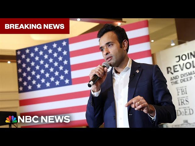 BREAKING: Vivek Ramaswamy drops out of presidential race