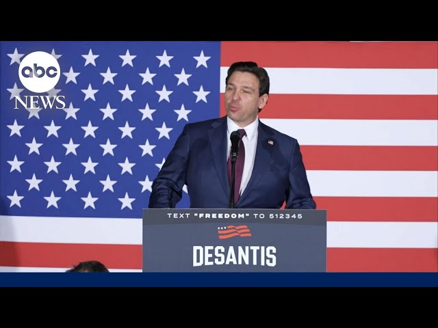 DeSantis expected to come in 2nd in Iowa caucus