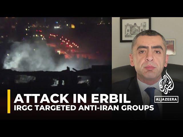 IRGC says it targeted ‘anti-Iranian’ groups in Iraq’s Erbil