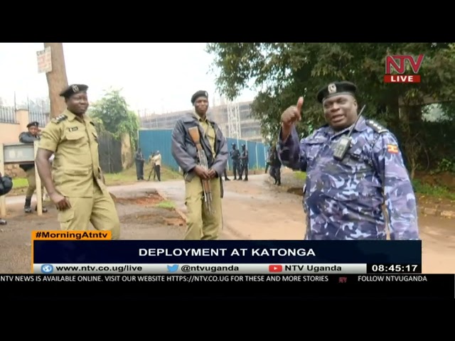 Security deployment at Katonga ahead of joint Opposition presser