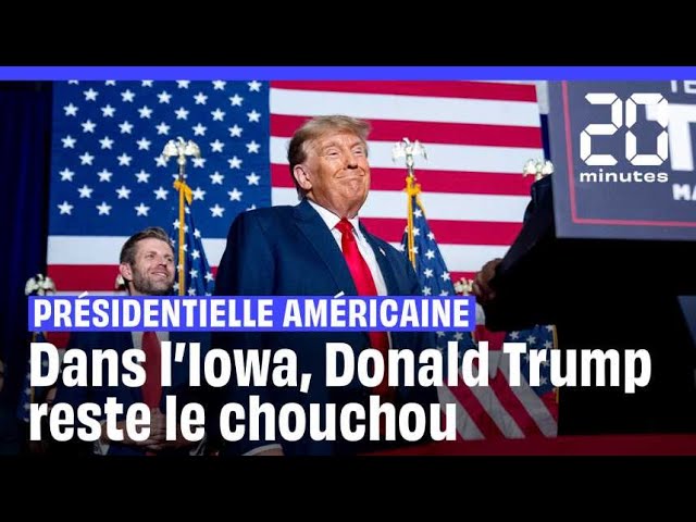 Présidentielle américaine 2024 : Dans l'Iowa, Donald Trump conforte son statut de favori #short