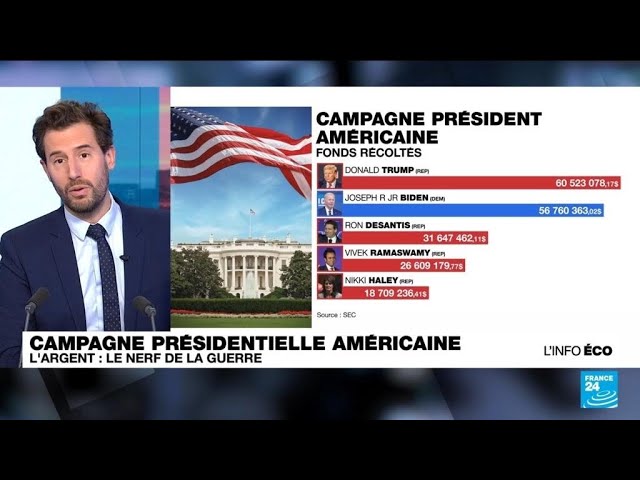 Etats-Unis : la course aux financements de la campagne présidentielle est lancée • FRANCE 24