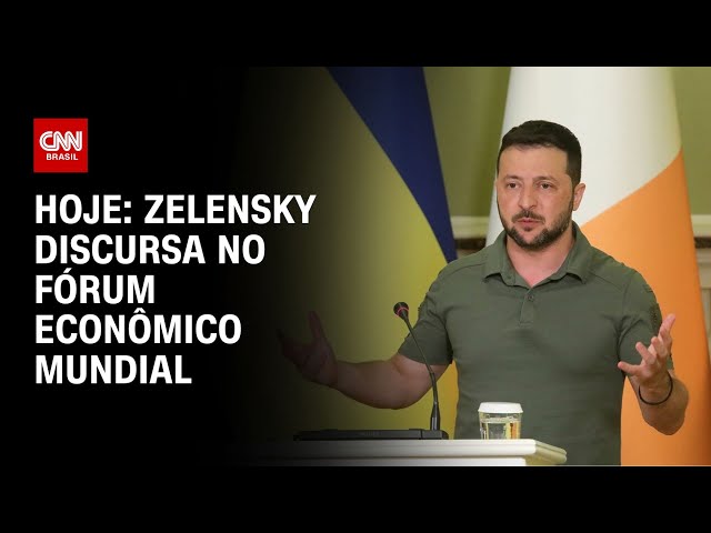 Hoje: Zelensky discursa no Fórum Econômico Mundial | CNN NOVO DIA