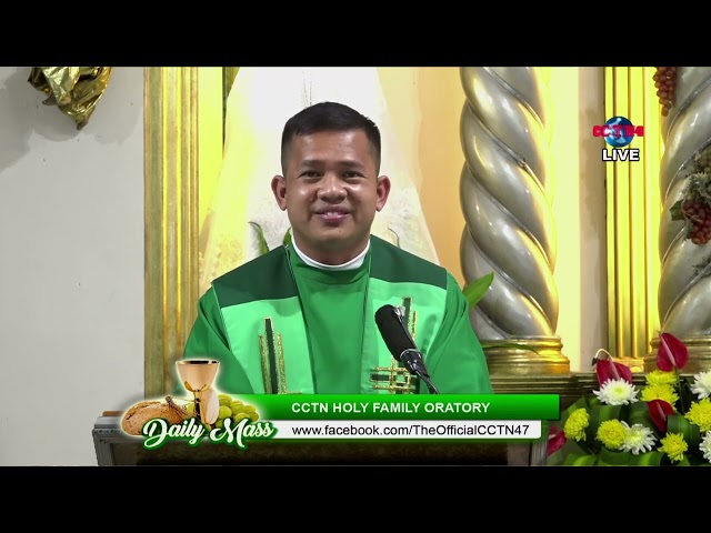 16 JANUARY 2024 -  HOMILY by Rev.  Fr.  Christian James Mayol