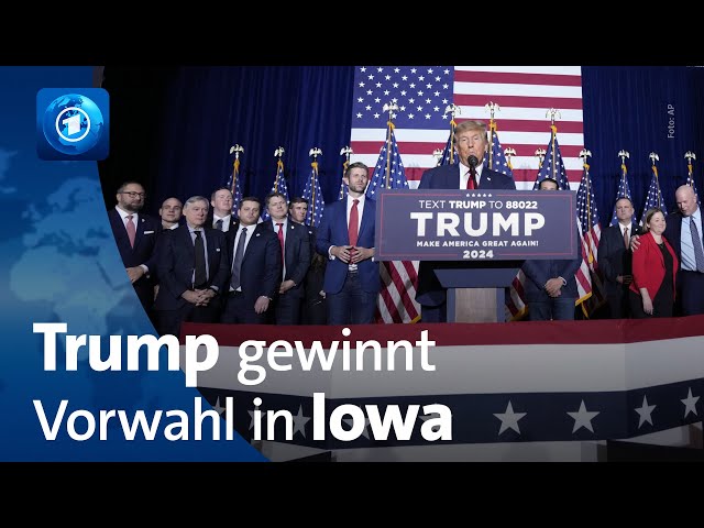 Ex-Präsident Trump gewinnt Vorwahl der Republikaner in Iowa