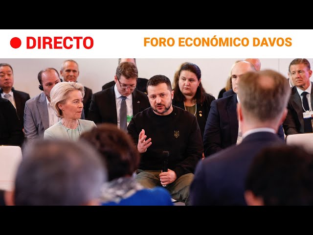 DAVOS  EN DIRECTO: APERTURA del FORO ECONÓMICO con la presencia de LÍDERES MUNDIALES | RTVE