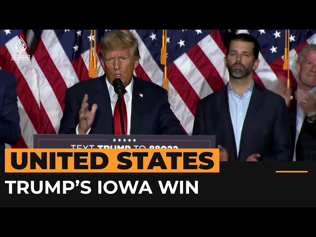 Trump wins in Iowa, cementing frontrunner status in 2024 race