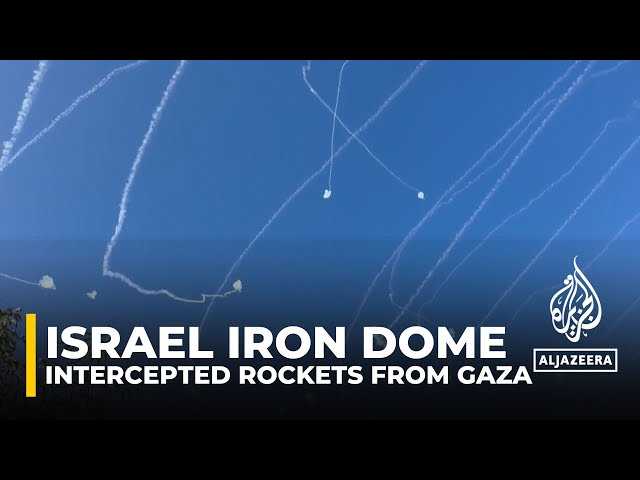 Israeli military has intercepted some rockets fired from Gaza