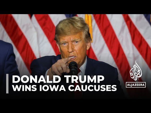 Trump wins Iowa caucuses, cementing frontrunner status in 2024 race