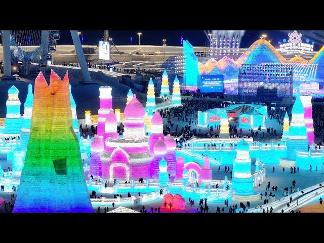 Live: Harbin Ice and Snow World wows visitors with spectacular sculptures – Ep. 11