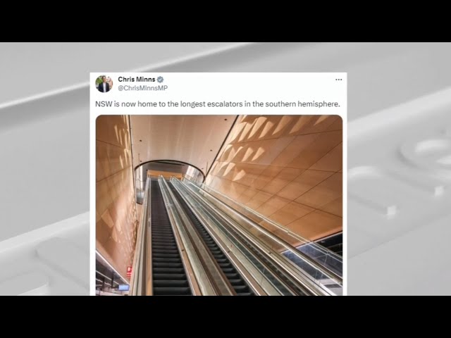 ‘Strangest’ of all ‘flexes’: Chris Minns brags about longest escalator in Southern Hemisphere