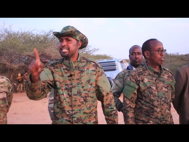 Guddoomiyaha Maxkamada Ciidamada Qalabka sida ee Galmudug oo Digniin & Dardaaran u diray Ciidama