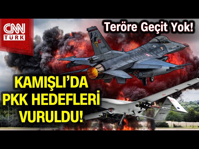 Suriye'nin Kuzeyinde Terör Örgütüne Geçit Verilmedi! Kamışlı'da PKK Hedefleri Vuruldu #Hab