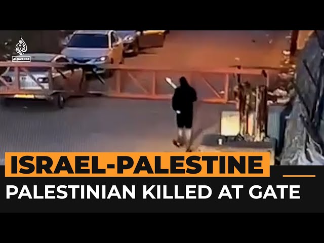 Palestinian man killed while opening occupied West Bank barrier