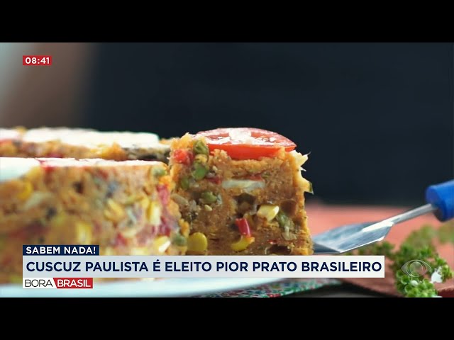 Cuscuz paulista é eleito o pior prato brasileiro