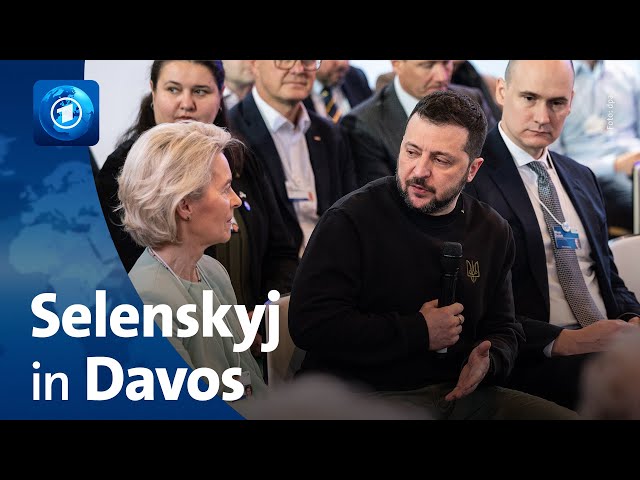 Weltwirtschaftsforum: Selenskyj wirbt um Unterstützung in Davos