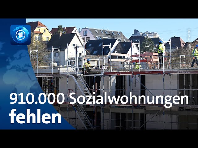 Deutschland fehlen laut Verbänden 910.000 Sozialwohnungen